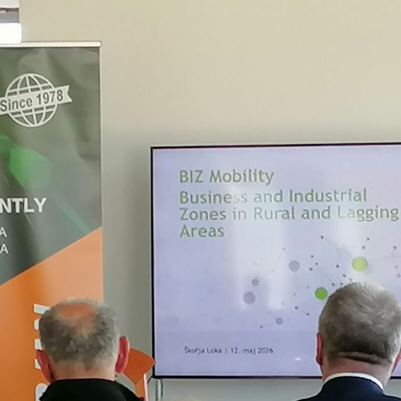 Projekt BIZ Mobility predstavljen na srečanju podjetnikov v Industrijski coni Trata